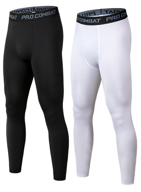 Running stretch fitness long pants men's sports leggings man