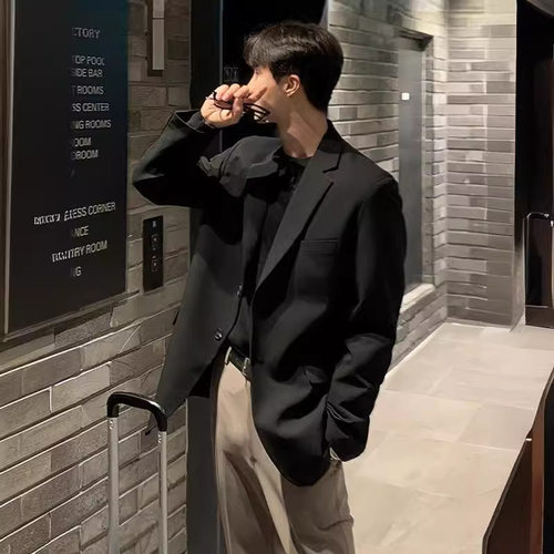 韩国男士休闲小西装外套宽松上衣