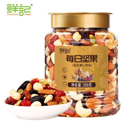 【商超同款】鲜记每日坚果388g