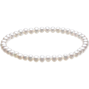 周六福珠宝珍珠手链天然淡水珍珠手串弹力绳送女友新年礼物