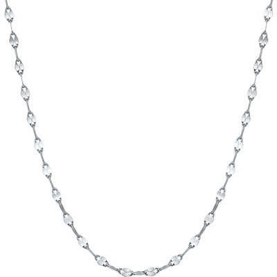 周六福pt950铂金白金嘴唇链