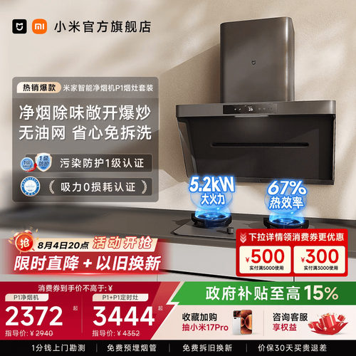 <咨询享福利>净烟机P1