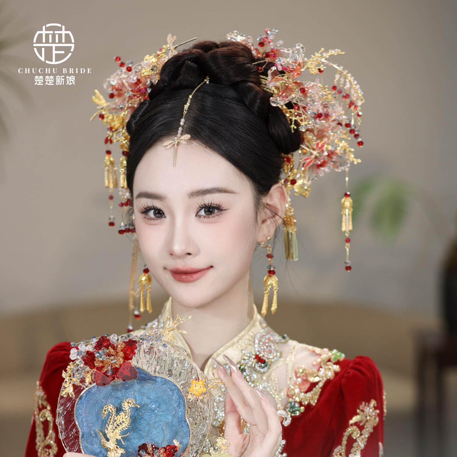 流苏秀禾减龄新中式汉服饰品简约