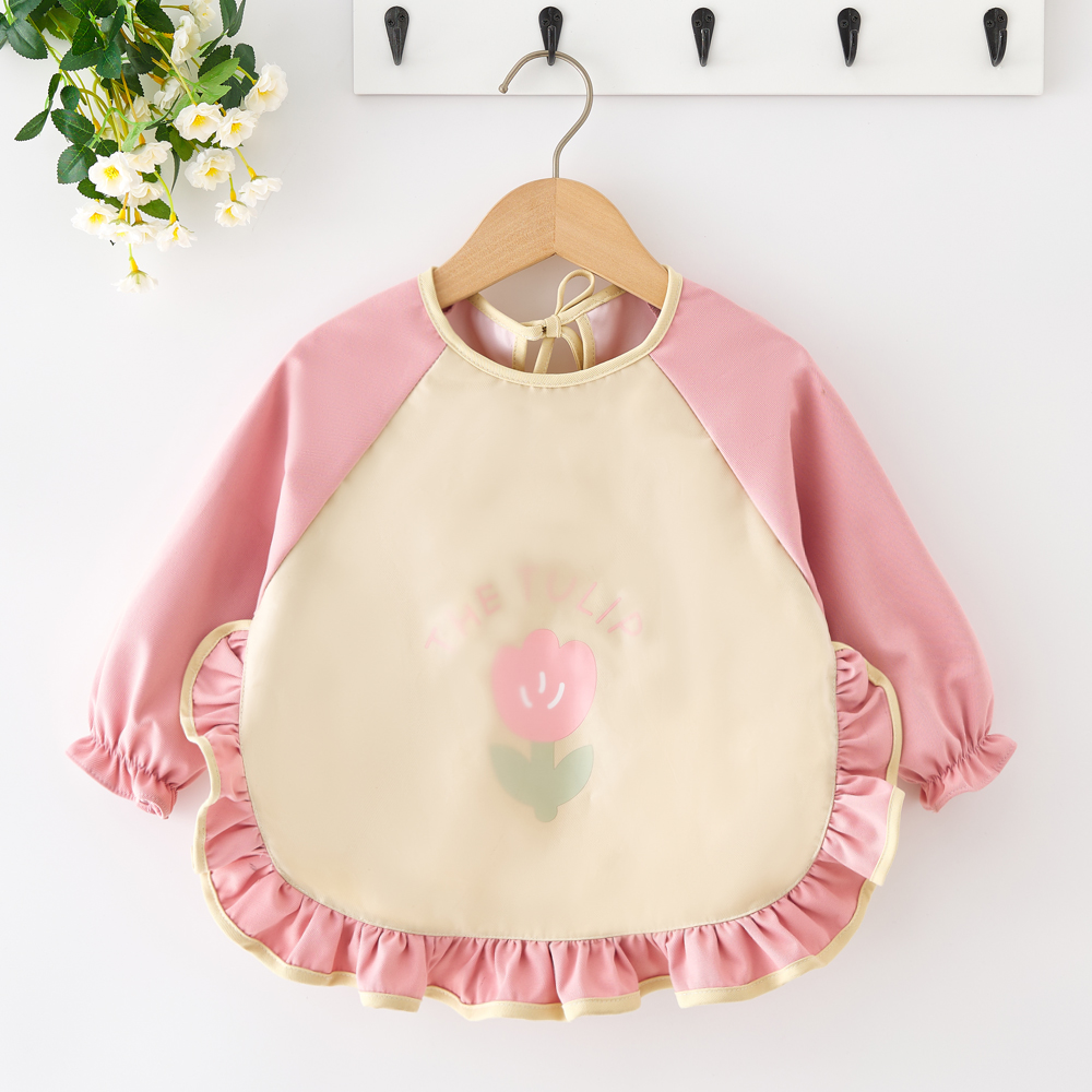 宝宝可爱防水吃饭罩衣