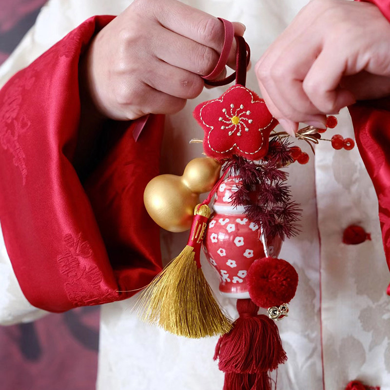 2026超可爱秋绥冬禧门挂配饰手工花艺包装材料包DIY壁挂新年礼物,节庆用品/礼品,挂饰/生肖挂饰,淘宝优惠券,粉丝福利购,淘宝优惠卷