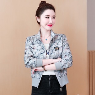 外套女春秋新款 小香风短款 减龄显瘦小个子百搭休闲夹克棒球服上衣