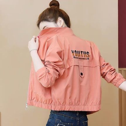 春秋新款短外套女减龄洋气百搭休闲小个子秋季薄款夹克棒球服上衣