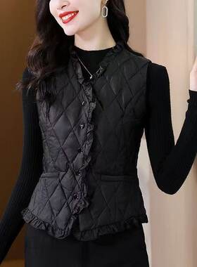 羽绒棉服马甲内穿外穿减龄显瘦