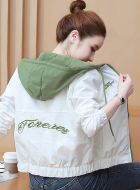 2026春秋新款休闲短外套女春季百搭小个子洋气显瘦夹克棒球服上衣