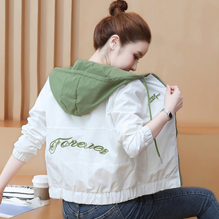 2026春秋新款休闲短外套女春季百搭小个子洋气显瘦夹克棒球服上衣