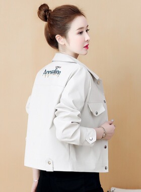春秋新款短外套女减龄显瘦百搭洋气春季小个子工装夹克棒球服上衣