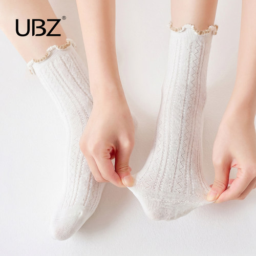 UBZ袜子女款夏季薄款中筒