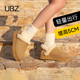 UBZ 短筒加绒加厚保暖棉鞋 厚底防水毛毛雪地靴女士2026年冬季 新款
