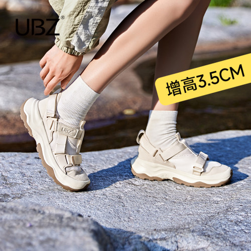 UBZ户外登山鞋魔术贴老爹鞋子