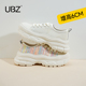 厚底增高时尚 春季 老爹鞋 UBZ 女款 2026新款 透气轻便休闲百搭小白鞋