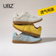 透气软底阿甘板鞋 UBZ 新款 休闲小白鞋 赛车黄色德训鞋 女2026年春季