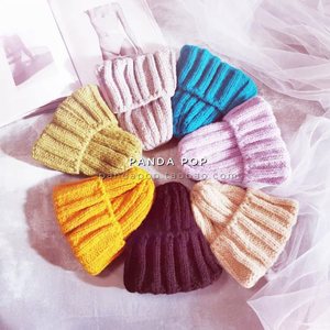 韩国百搭毛线帽子