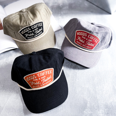 韩国东大门代购字母棒球帽COFFEE