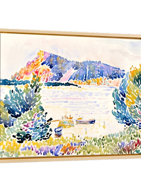 上品印画点彩画派22幅北欧风