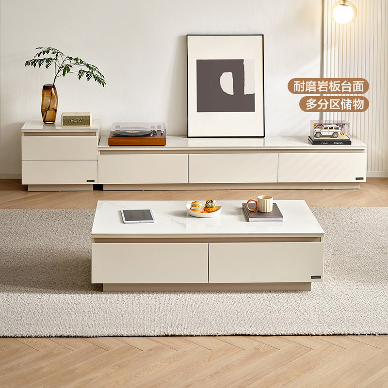 政府补贴全友家居组合电视柜附柜茶几组合客厅家用实木脚储物家具