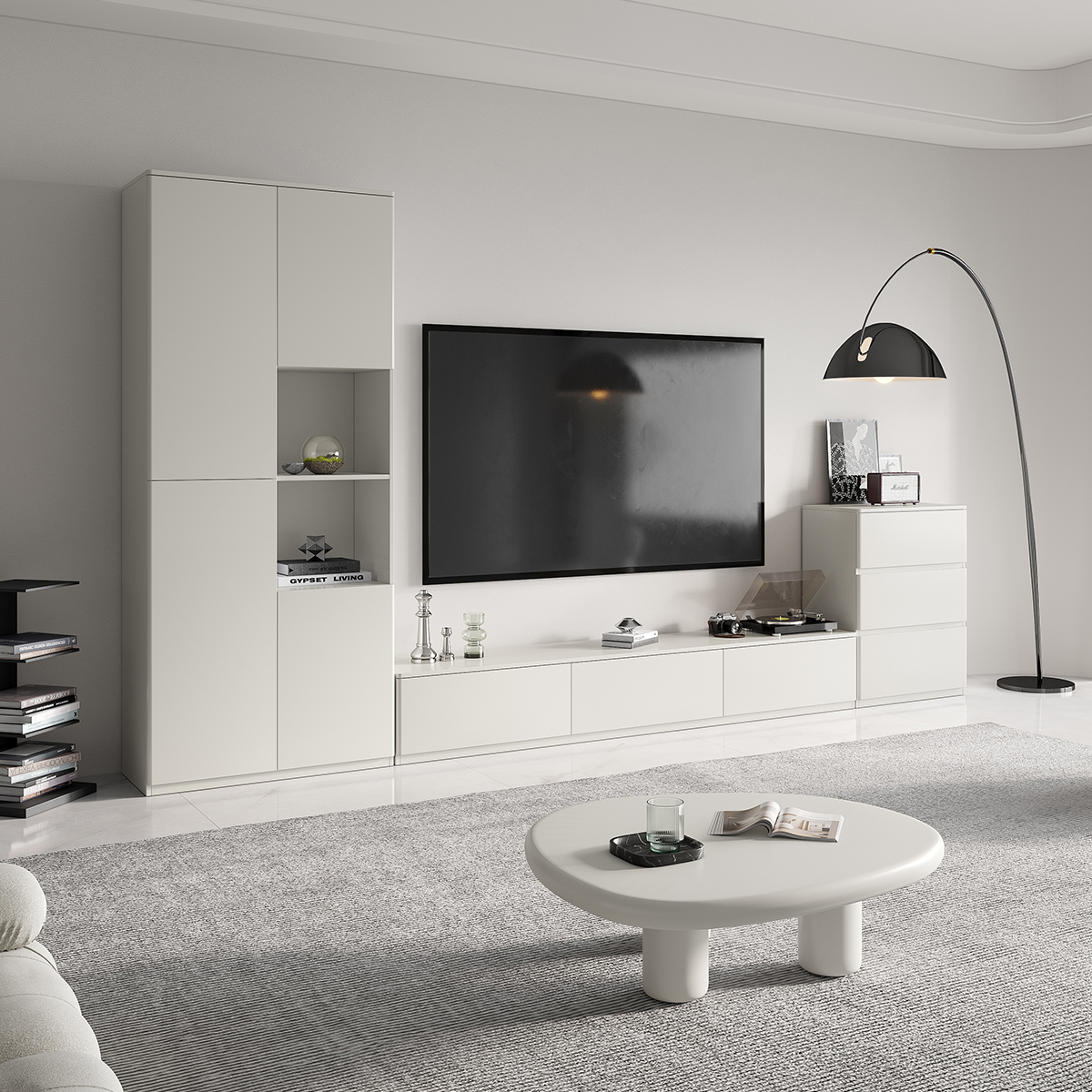 全友家居大容量收纳电视柜