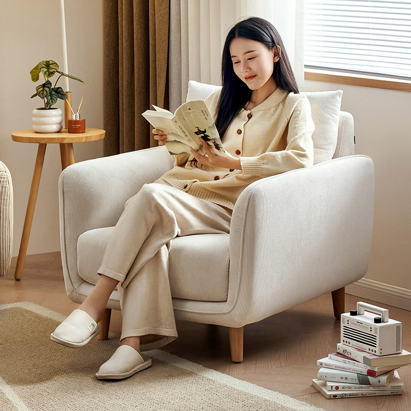 全友家居现代简约沙发椅