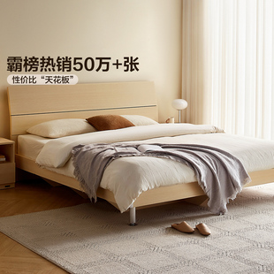 政府补贴全友家居现代简约单人板式 床架1米5卧室1米8小户型双人床