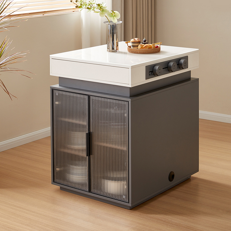 全友家居钢化玻璃岛台通配岛台