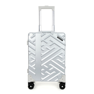 品牌厂家直营-祥兴高档铝框PC箱拉杆箱行李箱登机箱万向轮SN7623