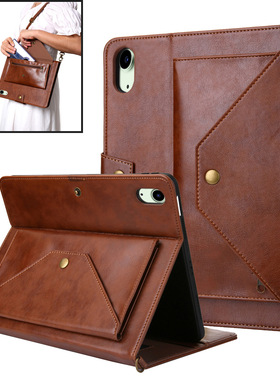 适用iPad 10th 2022 10.9寸 leather case card cover插卡保护套