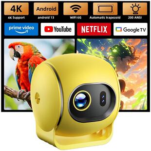 Q3 Projector Android 13 HD Home Outdoor Portabe Smart Beamer