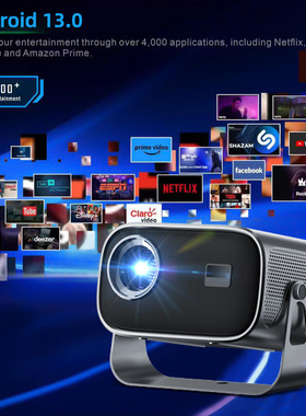 Projector Android13 Smart Home Outdoor Projector投影仪国际版