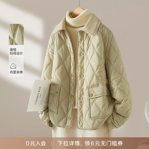 IHIMI/海谧保暖拼接简约棉服外套