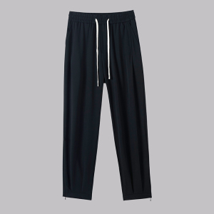 夏季拼接冰丝休闲裤百搭简约直筒裤A036-9005/P65，男装休闲裤，A036