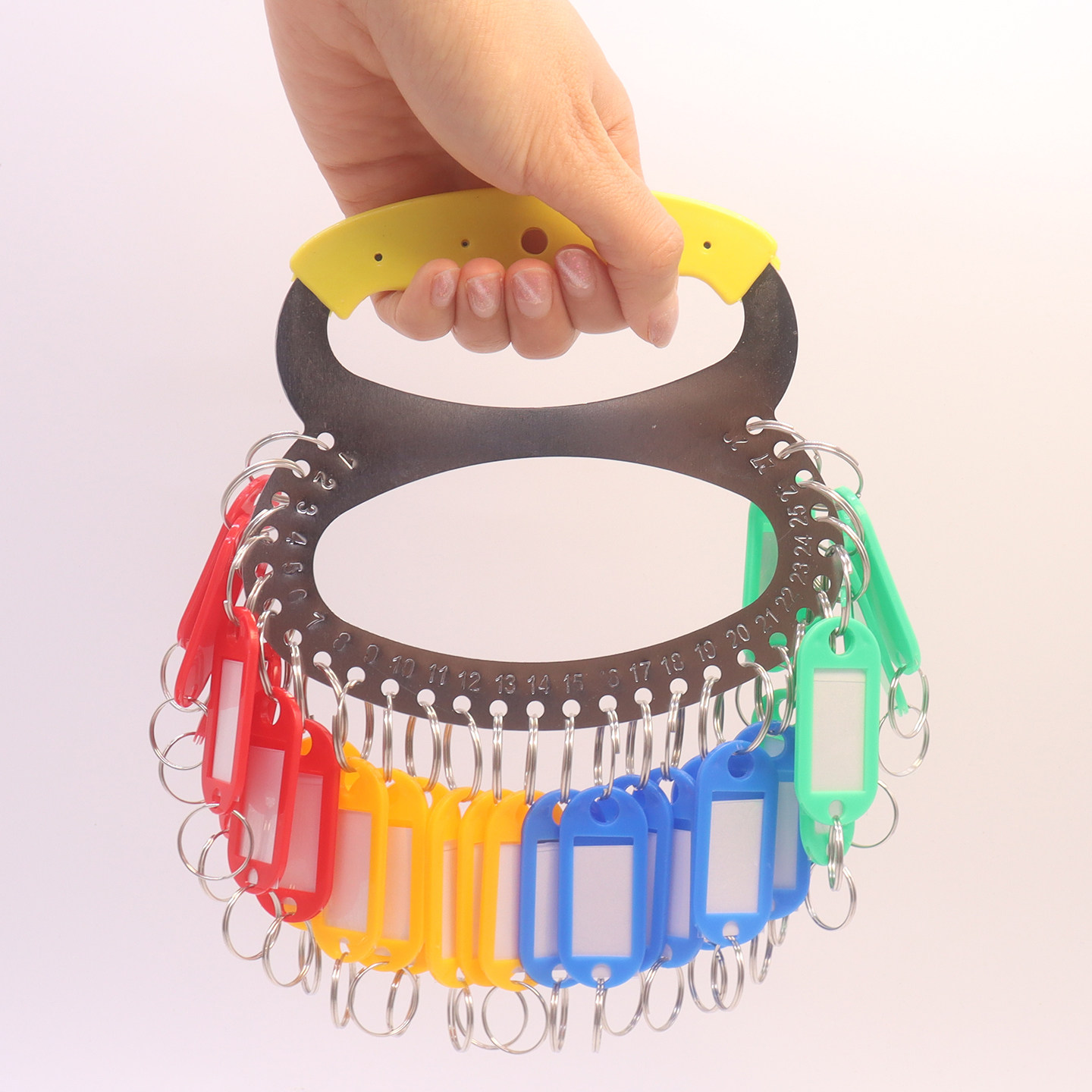 不锈钢钥匙盘钥匙板钥匙串分类钥匙管理 钥匙圈环钥匙扣可标记,节庆用品/礼品,钥匙扣,淘宝优惠券,粉丝福利购,淘宝优惠卷