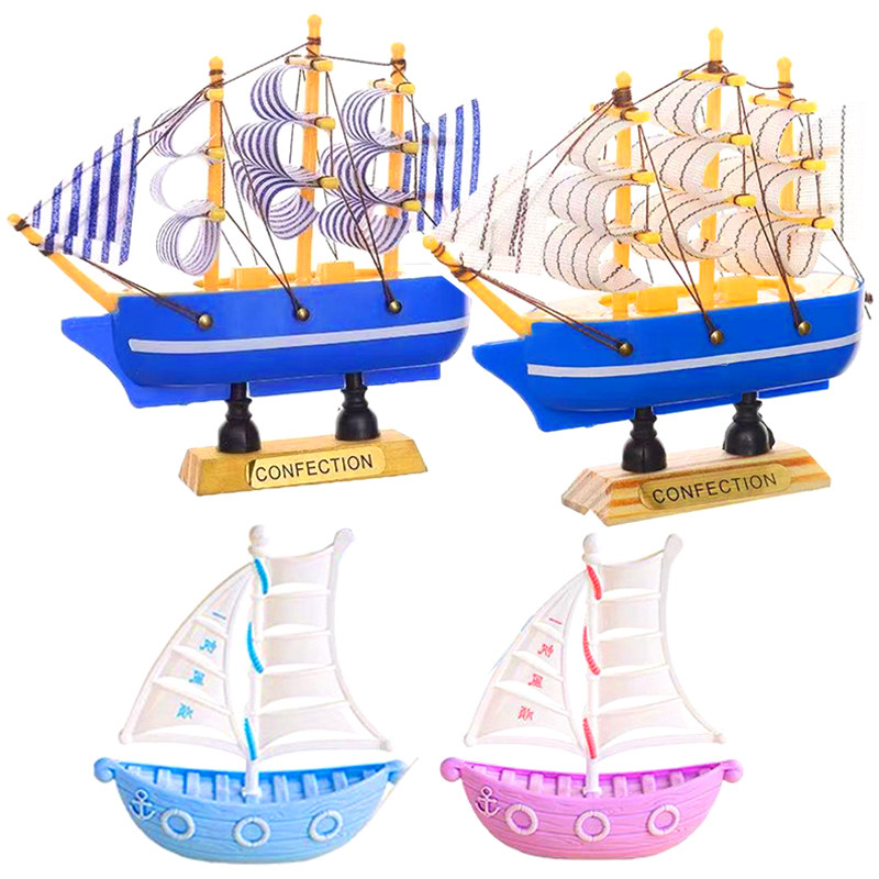 毕业季帆船烘焙蛋糕装饰摆件一帆风顺帆船蓝白帆小船摆件节日配件,节庆用品/礼品,节日装扮用品,淘宝优惠券,粉丝福利购,淘宝优惠卷