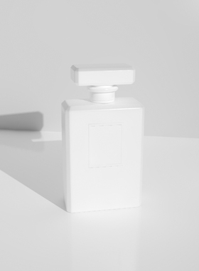 C4D香水模型瓶子方形香水瓶子模型OC模型OJB模型香水玻璃116