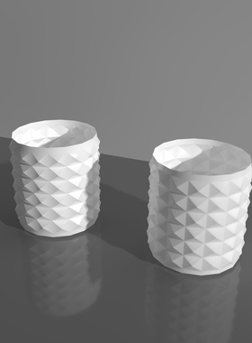 C4D三维模型定制建多边形菱形瓶子圆形菱形模型294
