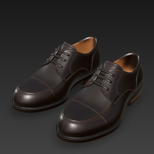 皮鞋模型三维模型鞋子模型建模鞋子女皮鞋男皮鞋451