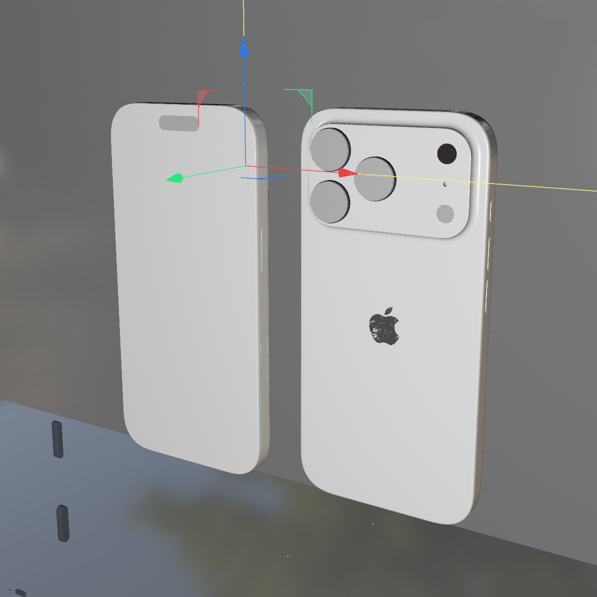 c4D模型苹果手机17模型苹果手机iPhone 17Pro模型OBJ模型三维338