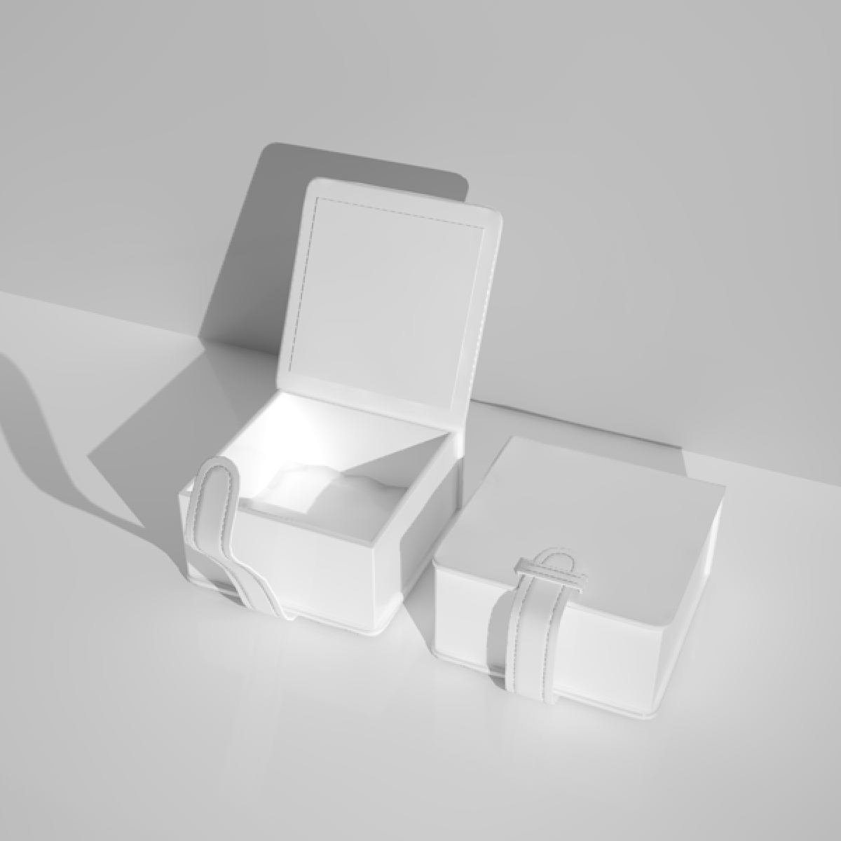 C4D首饰盒子礼品盒子礼物盒子首饰盒子建模OC模型120