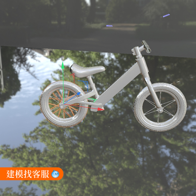 自行单车模型儿童单车3D模型三维模型自行车1011
