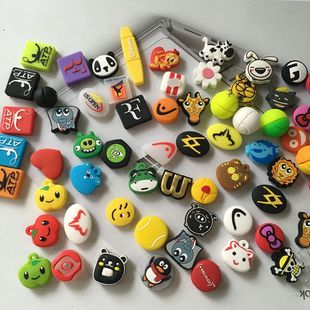 硅胶网球拍减震器 避震器 卡通 国旗 长条避震 拍3个 RF费德勒 包邮