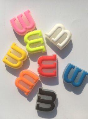 字母减震硅胶多色可选网球拍