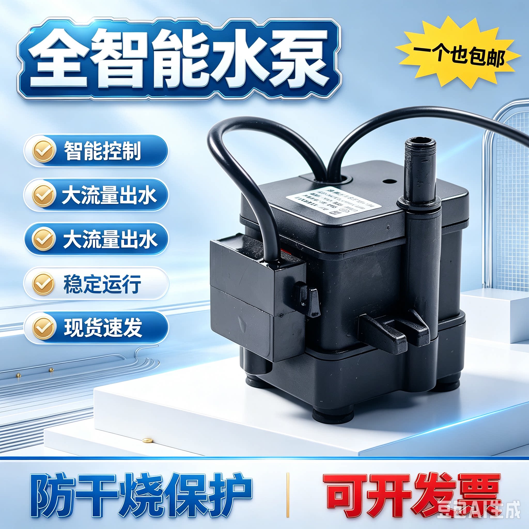 全自动水泵静音舒适长久稳定图片