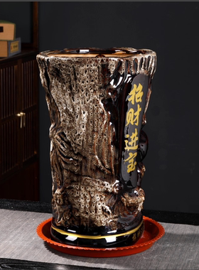 特大号家用落地招财进宝栽树花盆花缸花钵大码发财树金钱树盆高筒