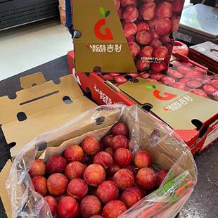 「有货」超棒的智利空运樱桃李硬脆甜爽口多汁5斤礼盒装大果新鲜