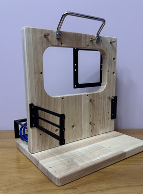 P940木头机架 开放式机箱 水冷测试平台 实木 创意DIY  简约