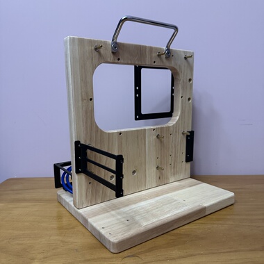 P940开放式机箱测试平台 厚实木机架 创意DIY 简约水冷