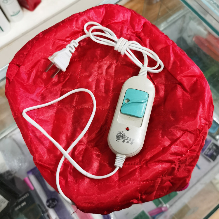 理发店加热烫发帽发膜发廊蒸发焗油机家用头发护理电热帽子